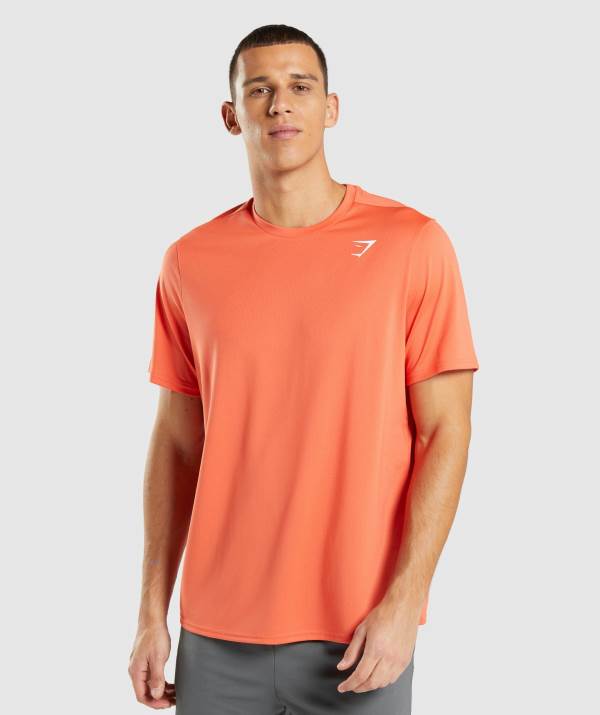 Panske Tricka Gymshark Arrival Regular Fit Oranžové | OW6728531